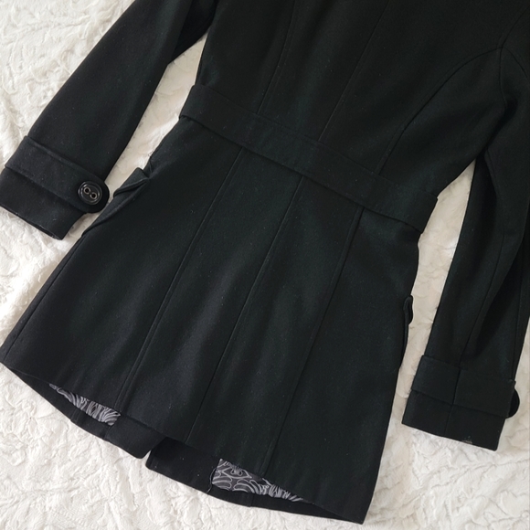 Tulle Pea Coat - Picture 6 of 9